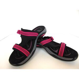 Women's Black and Pink Abeo Sides Size 7 Adjustable hook and loop strap no flaws